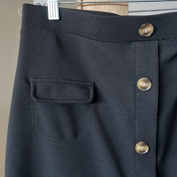 Black Long Stretchy Skirts - Picture 3 of 6